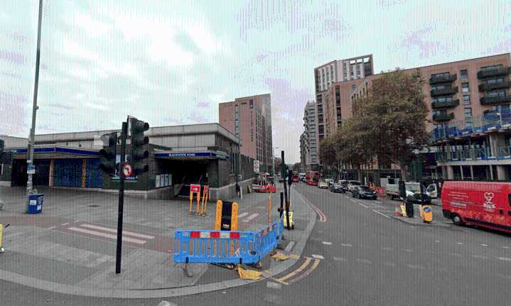 Young man dies after being hit by a car outside east London station
