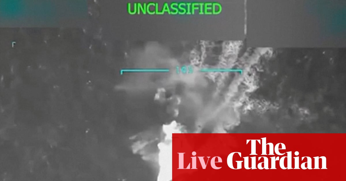 Suspected smuggling boat struck twice by military was reportedly moving drugs to South American country, not US