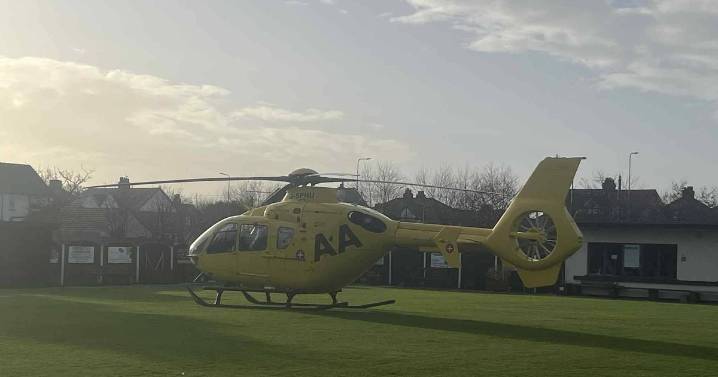 Air ambulance lands after woman injured in mobility scooter 'hit and run' at tram stop