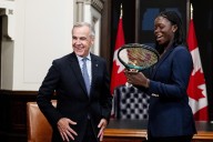 Prime Minister Carney hosts Canadian tennis star Mboko on Parliament Hill