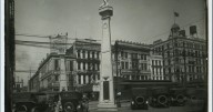WWI Monuments on Canal Street in New Orleans