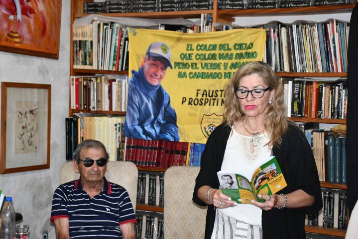 Marina Maison presentó libro sobre la vida de Faustino “Prospiti” Mierez