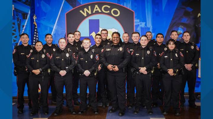 Waco Police Department welcomes 17 new officers