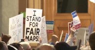 Protesters crowd Indiana's capitol to oppose Congressional redistricting plan