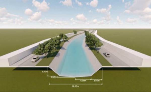 Once propuestas para la reconstrucción del canal Maldonado