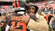 Shedeur Sanders hits 75-year first in front of Deion as fire Kevin Stefanski calls grow after 'disaster'