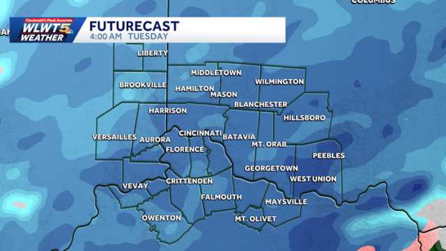 Hour by hour: When accumulating snow moves into Cincinnati