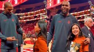 Kevin Durant Lights Up After Spotting Long-Lost College Friend In Heartwarming Viral Moment [VIDEO]