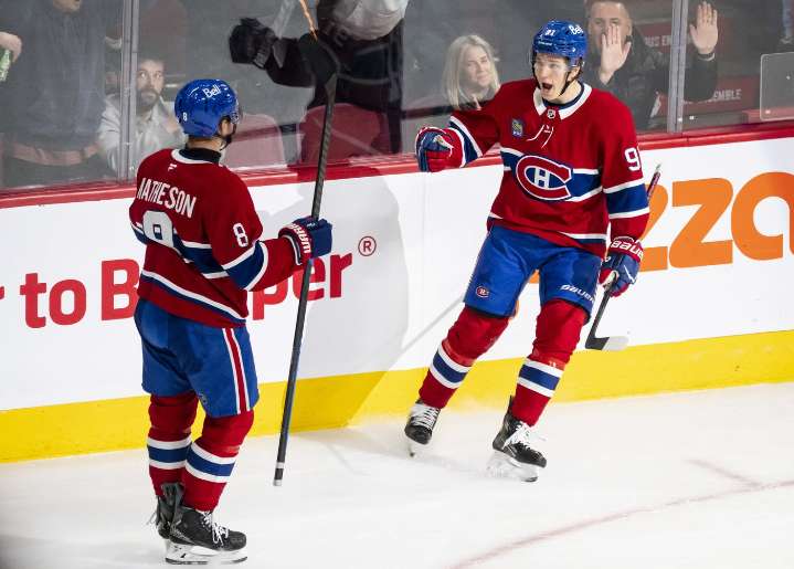 Caufield scores shootout winner, Canadiens beat Jets 3