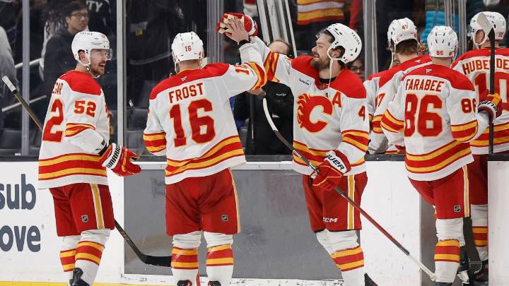 Frost family shines from start to finish on big night for Flames