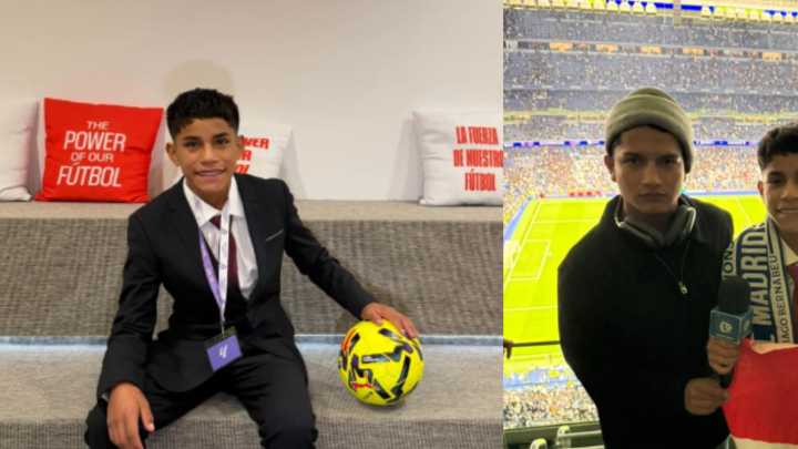 ‘Pol Deportes’, el joven peruano que narró la final de la Copa Libertadores, viajó a España para comentar la Champions League