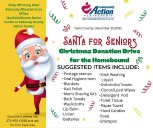 Regional service agency collecting for Santa for Seniors