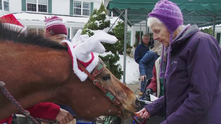 Caroling between Scarborough care homes leads to longtime friends reuniting