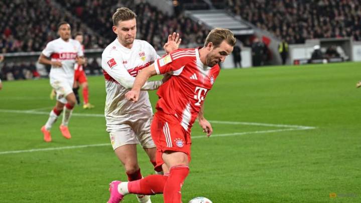 Substitute Kane scores hat-trick in Bayern's 5-0 demolition of hosts  Stuttgart