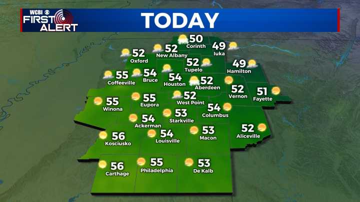 Warm and dry end of week