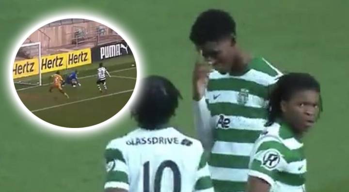 Víctor Guzmán, ex Alianza Lima, marcó soberbio gol con Sporting de Lisboa en Portugal