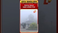 People Head Out For Morning Walk In Guwahati Amid Dense Fog