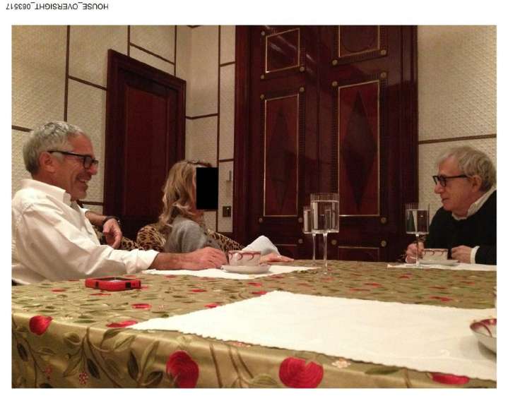 Demócratas publican fotos de Epstein con Trump, Clinton y Woody Allen