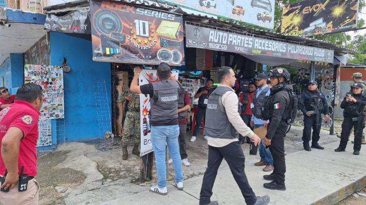 Policía y Fuerzas Armadas decomisan pirotecnia en Felipe Carrillo Puerto