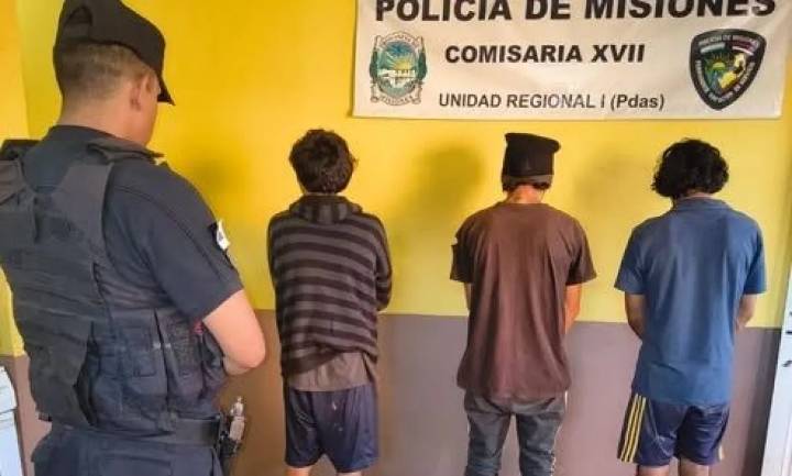 Detuvieron a tres hermanos cuando intentaban robar en un taller de Posadas