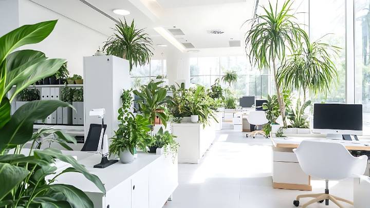 Las plantas son ideales para oficina: sobreviven al aire acondicionado y casi no requieren cuidados