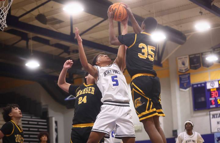 Nevada high school boys basketball: Desert Pines beats Clark