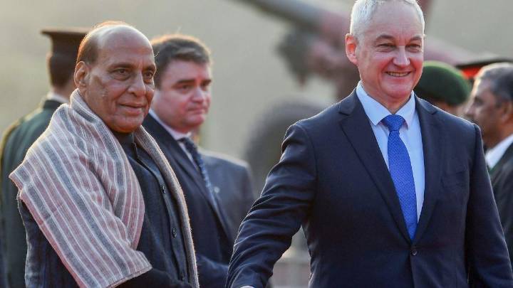 Rajnath Singh and Belousov cement India-Russia defence ties; steer talks on S