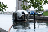 Baltimore's googly-eyed Mr. Trash Wheel gobbles tons of river junk