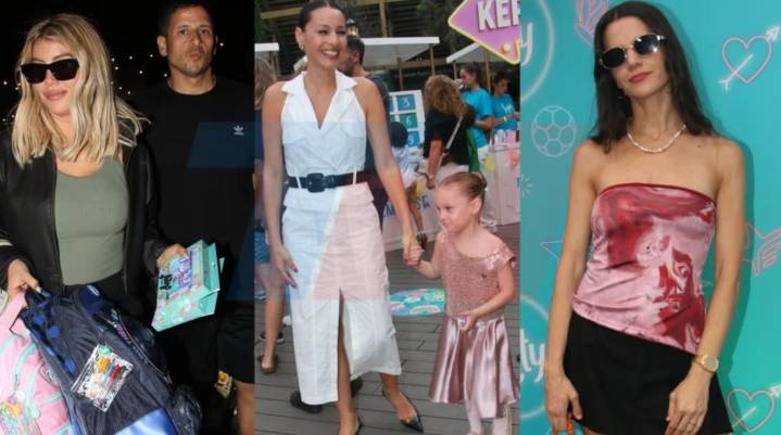 De Wanda Nara con su nuevo novio a Pampita y su hija Anita: las fotos de los famosos en un evento