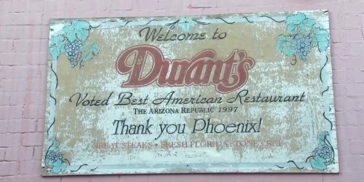 Durant’s steakhouse in Phoenix to reopen soon