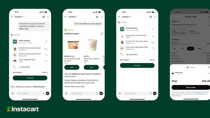NJ grocery shoppers can now use Instacart on ChatGPT