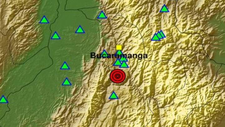 Fuerte temblor con epicentro en Santander sacudió a Colombia durante la madrugada de este miércoles
