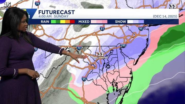 Impact Weather: Maryland could see snow accumulation over weekend