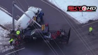 Crews respond to crash involving propane truck in Westford