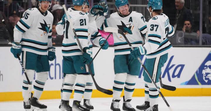 Big nights for Toffoli, Smith and Celebrini send Sharks to 6