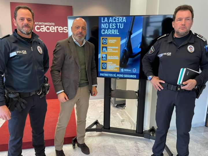 Cáceres se pone serio con los patinetes: nuevas normas, controles y sanciones