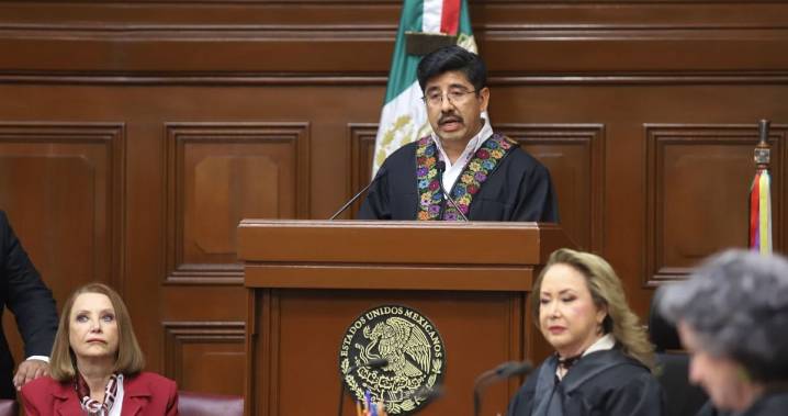 Aguilar da informe a 100 días de la nueva SCJN; denuncia soberbia y lentitud de Piña
