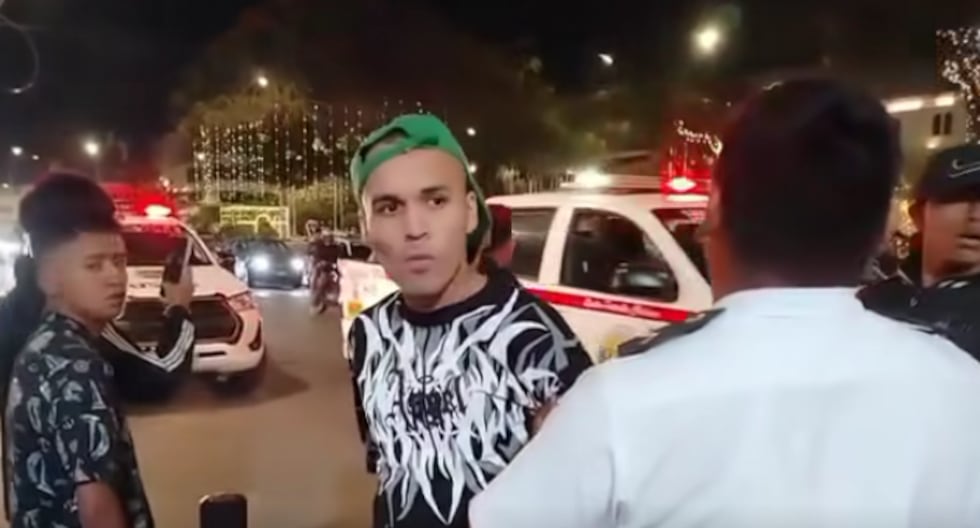 Chiclayo: detienen a sujeto tras dañar árbol navideño en un en vivo en Tik Tok