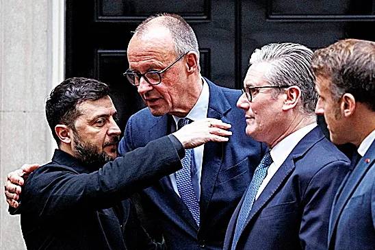 Europa arropa a Zelenski ante las prisas de Trump por firmar la paz con Rusia: "Todos sabemos que el destino de este país es el destino de Europa", afirma Merz
