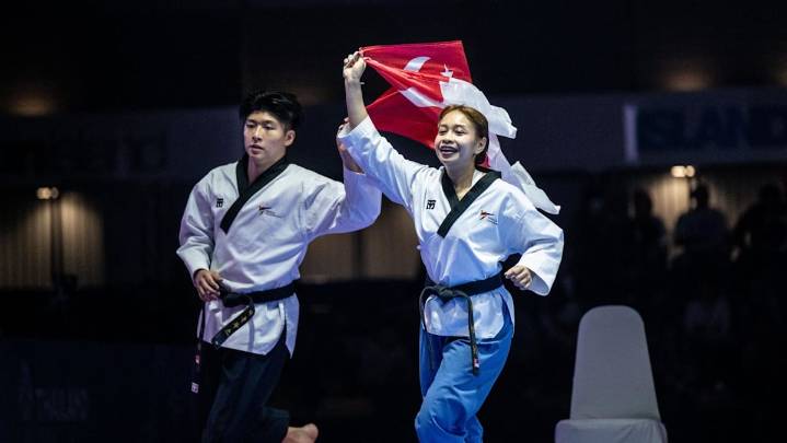 Taekwondo pair give Singapore its first gold of 2025 SEA Games
