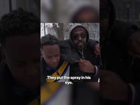 Ice Agents Pepper-Spray Protesters Blocking Deportation Operation in Somali Community #shorts