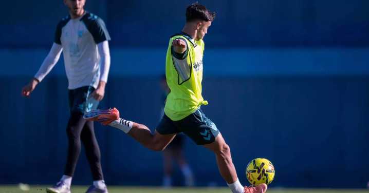 Entrenamiento Málaga CF: Sin novedades a dos días para la Copa del Rey