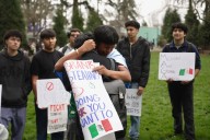 Student-led walkout against ICE draws 1,600 protesters from eight Hillsboro schools