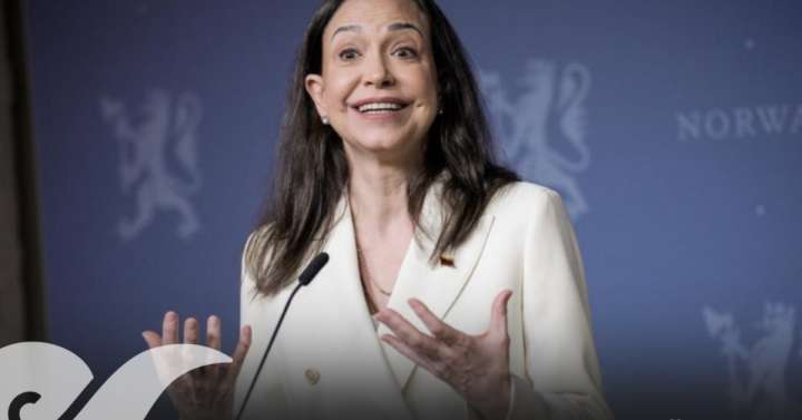 Reciben en Noruega a la Premio Nobel de la Paz 2025, María Corina Machado