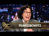 Fran Lebowitz Talks NYC During the Holidays, Lawyers and Hotel Rooms
