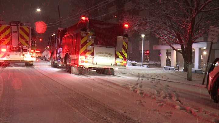 Firefighters work to put out kitchen fire in Scranton