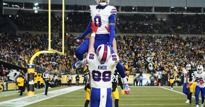 Josh Allen establece récord de anotaciones terrestres para un QB y Bills aplastan a Steelers