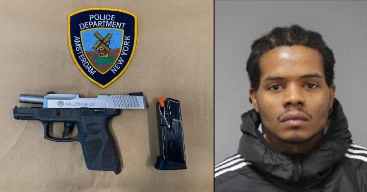 Argument call leads to Amsterdam gun arrest, police say