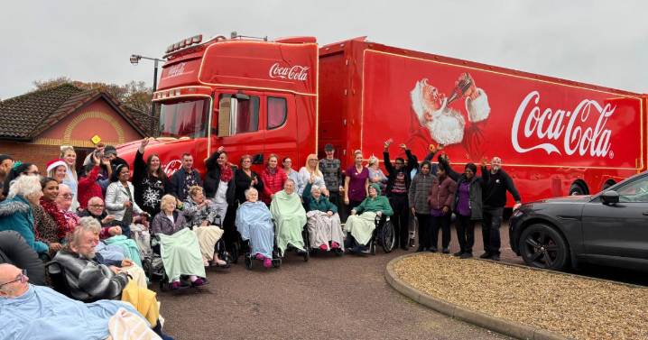 Coca-Cola truck tour 2025 arrives in Ipswich for care home