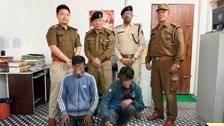 Assam pair caught in Harmutti with motorcycle stolen from Arunachal's Banderdewa